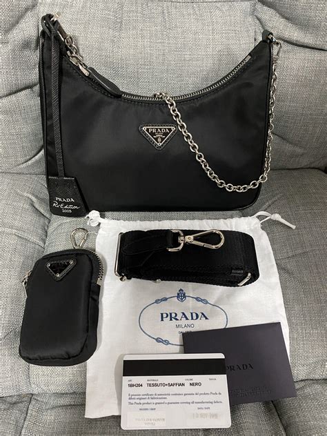 prada re-edition 2005 nylon shoulder bag|prada cross body bag nylon.